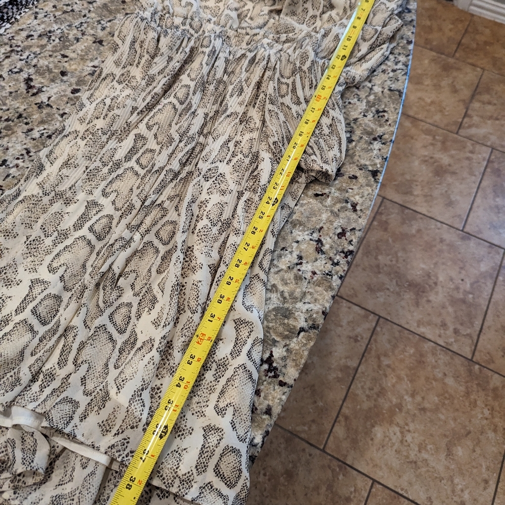 Current air snake print Olivia boho dress M - Picture 6 of 6